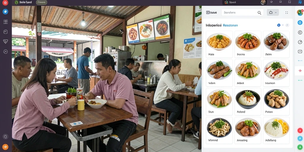 Tampilan karakter utama yang menarik dan berwarna.