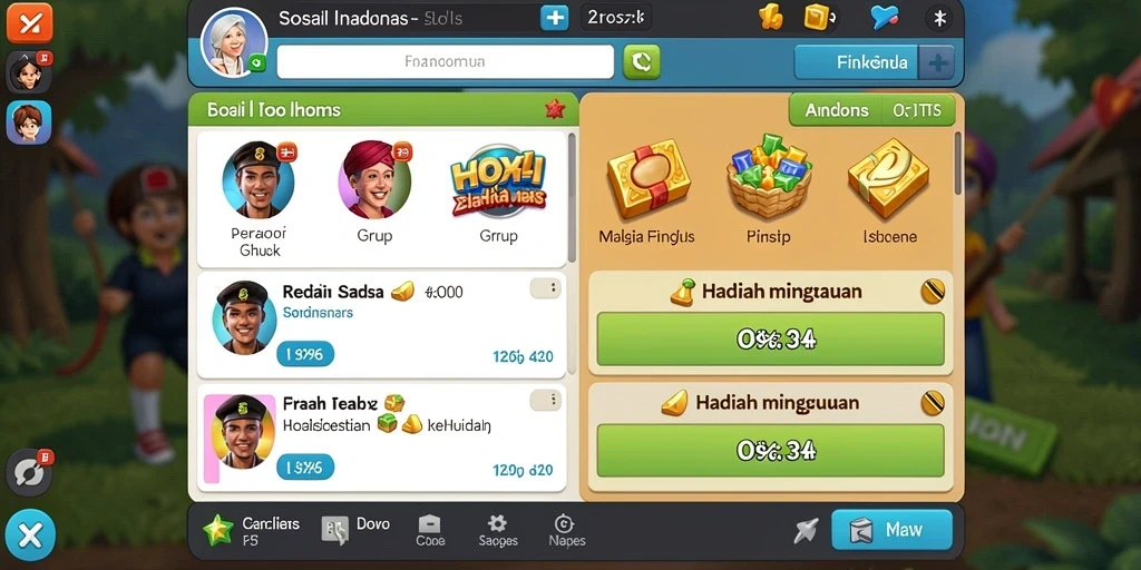 Tampilan antarmuka yang menarik dan user-friendly.