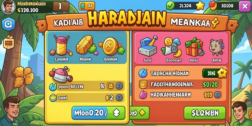 Screenshot menampilkan tampilan antarmuka yang menarik.