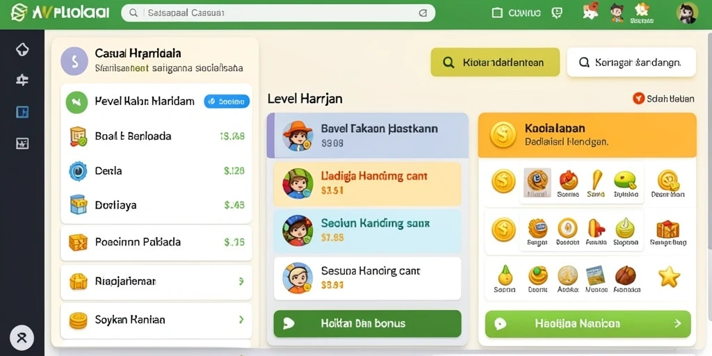 Tampilan antarmuka yang modern dan user-friendly.