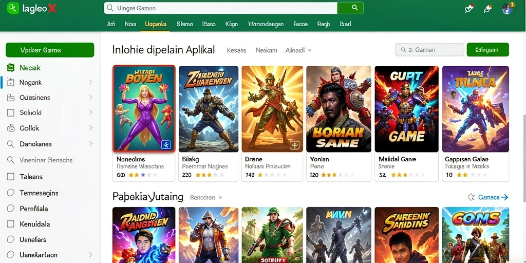 Tampilan antarmuka yang sederhana dan menarik.