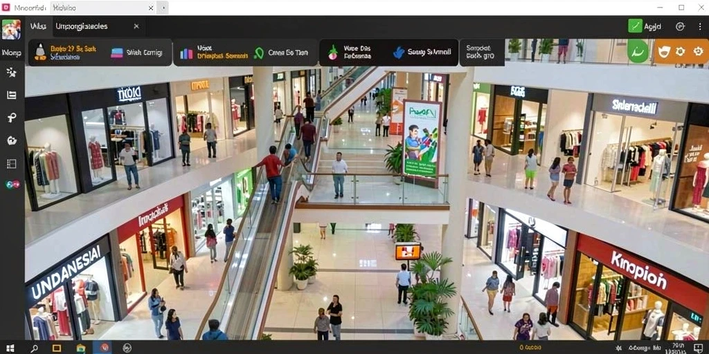 Screenshot menunjukkan tampilan layar utama permainan.