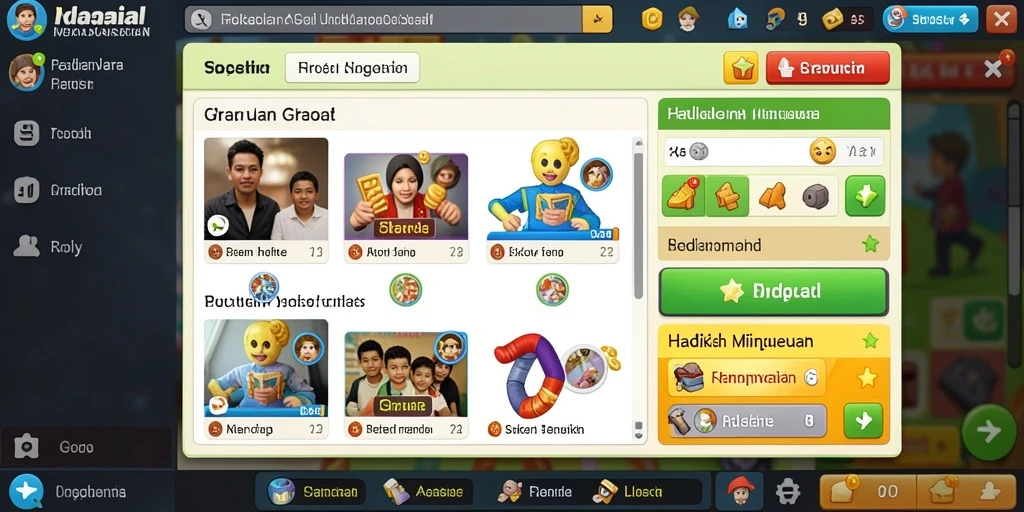 Tampilan grafis yang memukau dan detail karakter.