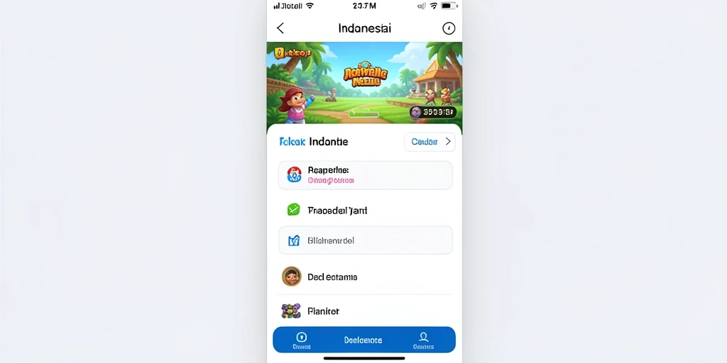 Tampilan menu utama yang menarik.