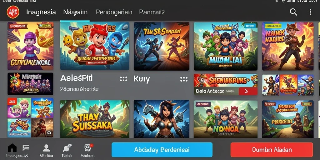 Tampilan awal permainan yang memukau.