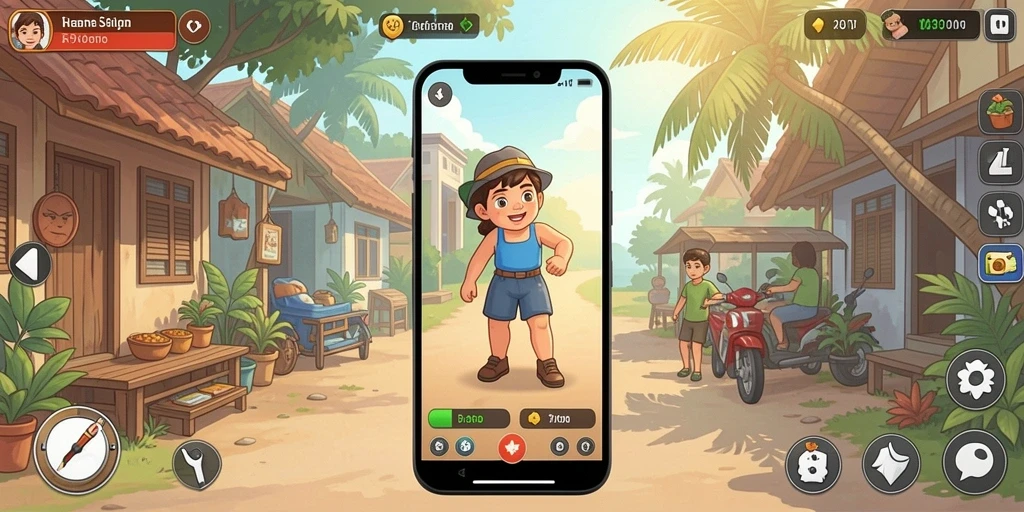 Visual menakjubkan dari dunia fantasi.