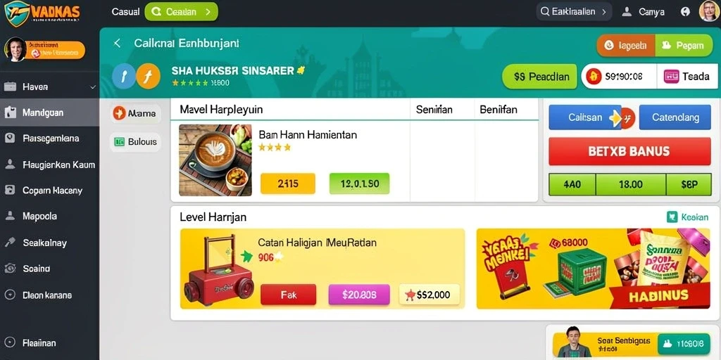 Tampilan antarmuka yang menarik dan mudah digunakan.