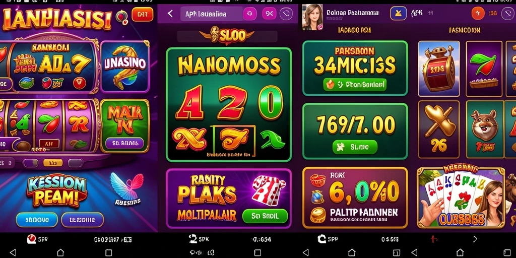Tampilan awal game yang menarik dan intuitif.